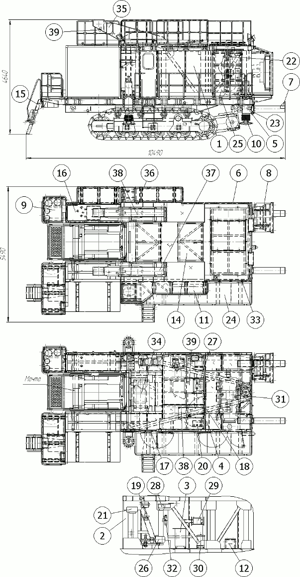 Чертеж сбш 250